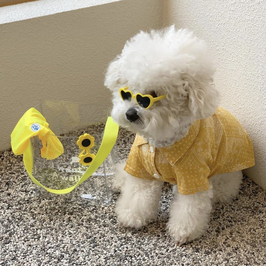 Creative Love Pet Dog Cat Creative Sunglasses Sun Glasses with Accessories Photo